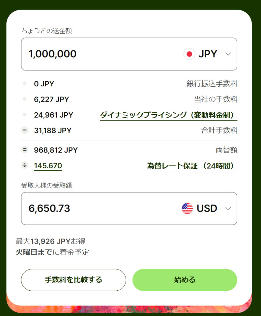 ワイズ　海外送金　カナダ